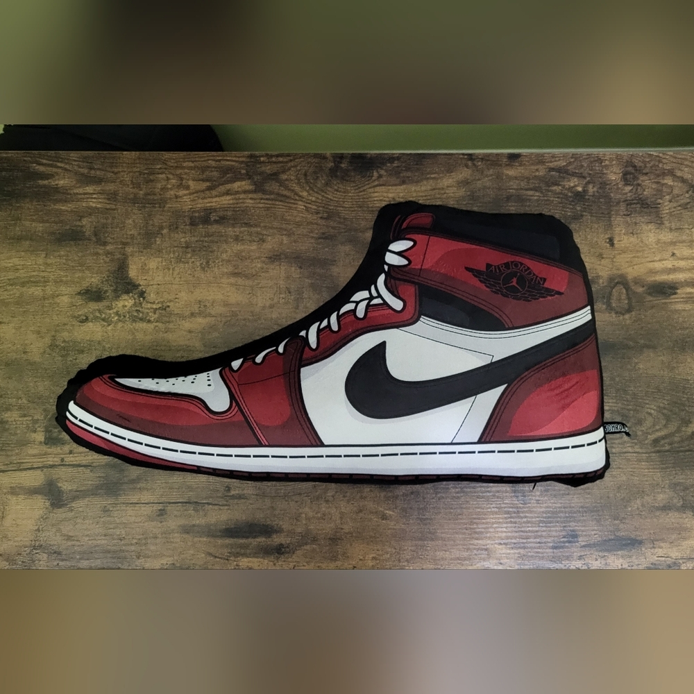 Bundle of 2 Chicago Red sneaker pillows